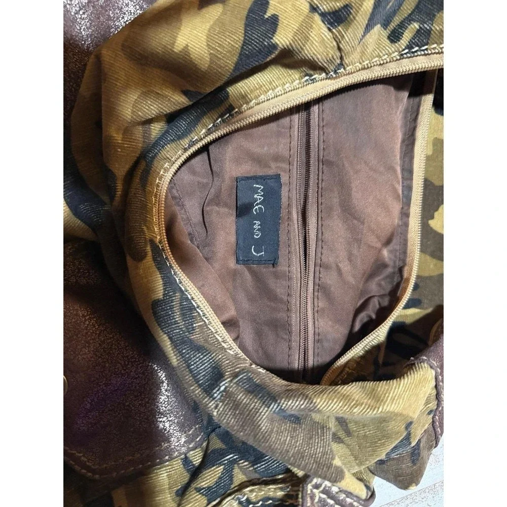 Y2K hobo camo purse
